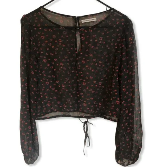 Urban Outfitters Sheer Floral Blouse - Picture 11 of 11